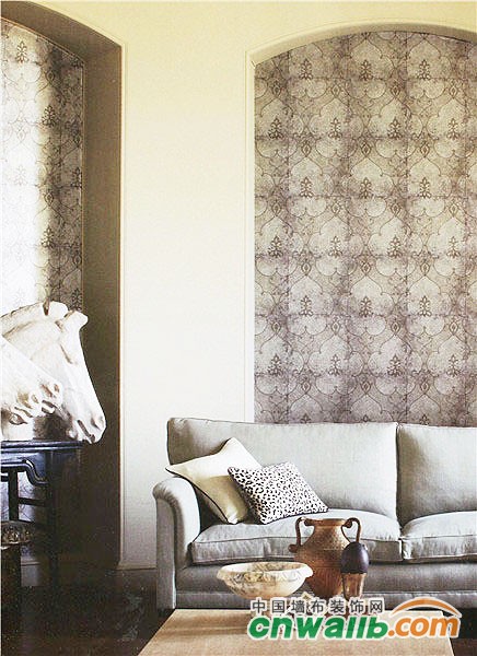 12张沙发背景墙壁纸效果图，简单时尚