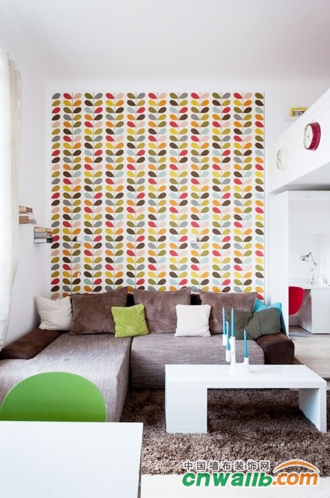 12张沙发背景墙壁纸效果图，简单时尚