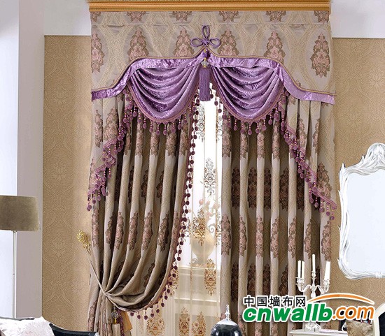 古典美式风格窗帘效果图 窗帘最新装修效果图
