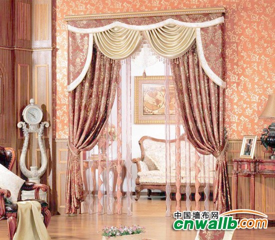 欧式豪华风格窗帘装修效果图 窗帘装修效果图欣赏