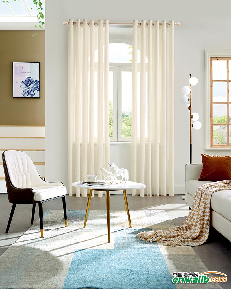 布之美窗帘现代风格装修图，现代风窗效果图