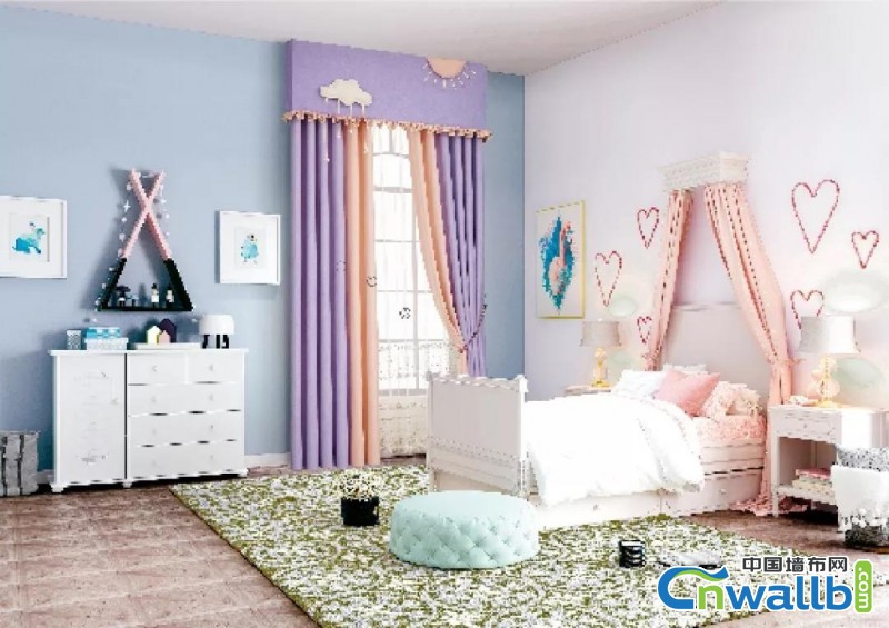 七特丽窗帘之温暖的儿童房装修效果图