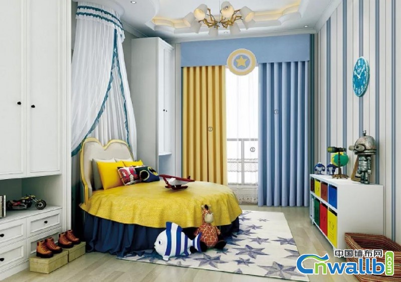 七特丽窗帘之温暖的儿童房装修效果图
