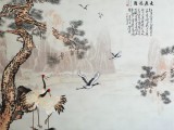 雅诗澜新中式墙布赏析，闲云野鹤，品一室悠然
