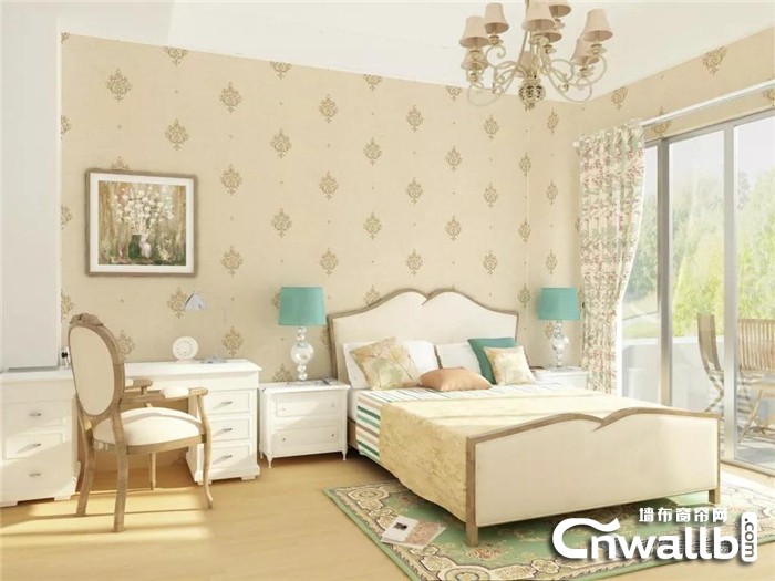 巧用锦尚帛美墙布颜色搭配，让卧室更适合休息！