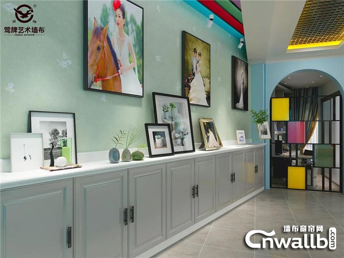 莺牌艺术墙布用中国色绘制你的家，让中华精髓注入你的生活！