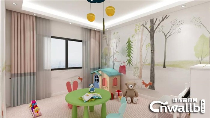 雅绣之家墙布给给孩子提供如童话般梦幻的家！