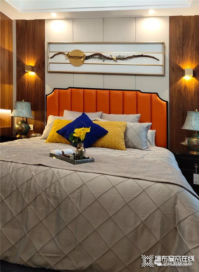 领绣墙布140平低调奢华居室，沉淀时光的美好