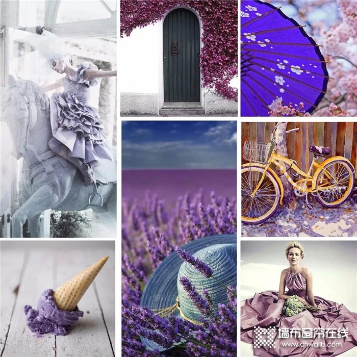 雅诗澜墙布，将高贵而神秘的紫色融入其中，诠释出最为瑰丽的熟女气质~