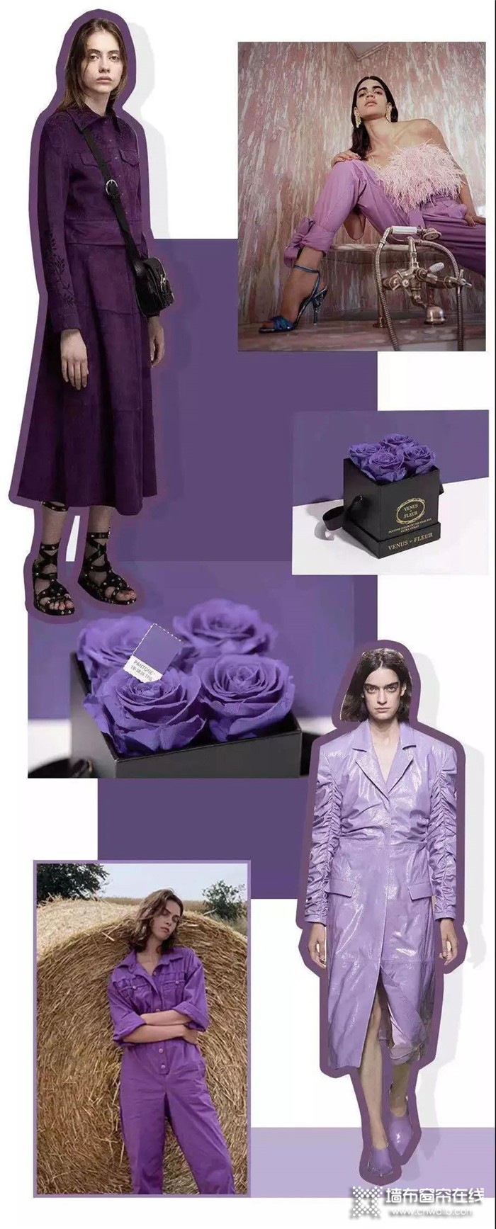 雅诗澜墙布，将高贵而神秘的紫色融入其中，诠释出最为瑰丽的熟女气质~