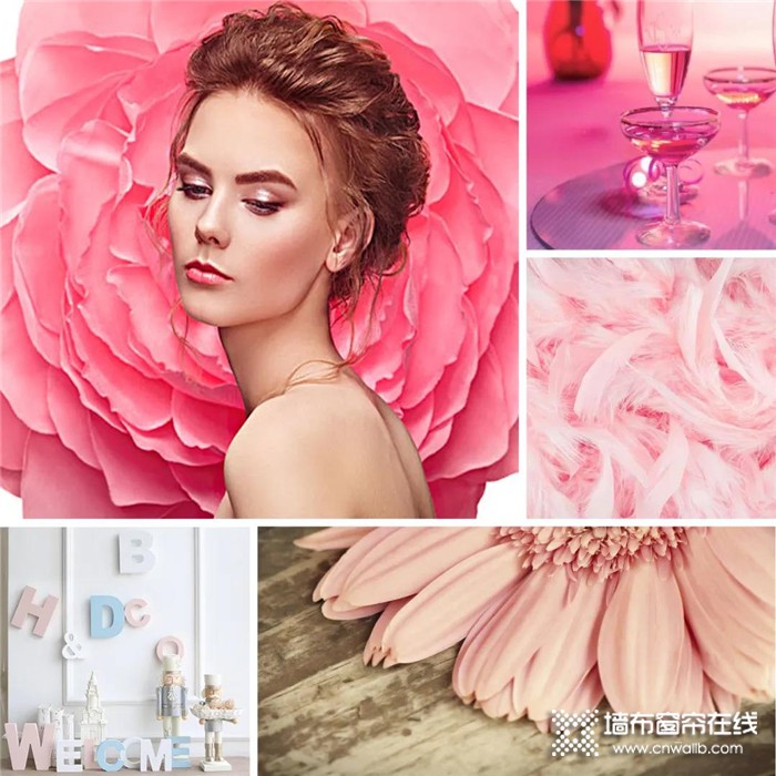 少女心爆棚的莺牌艺术墙布粉色系列，给你一个充满梦想的家
