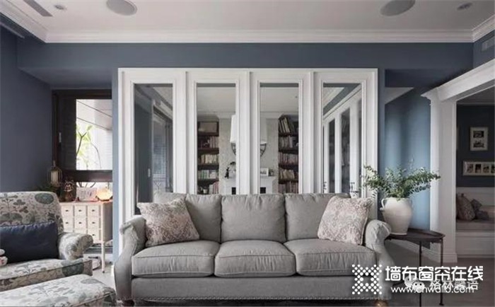 格林馨语轻奢蓝灰调，优雅与暖意打造温馨的家