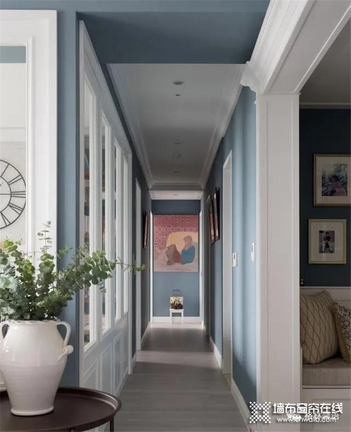 格林馨语轻奢蓝灰调，优雅与暖意打造温馨的家