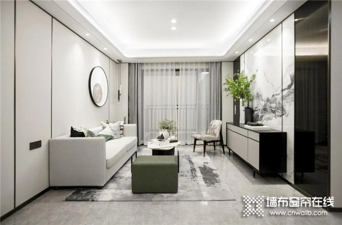 沁绣素色墙布，高级现代设计必备，打造质感出众的家居空间
