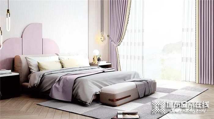 来看看布之美那些浪漫的现代卧室配色，让你有个好睡眠