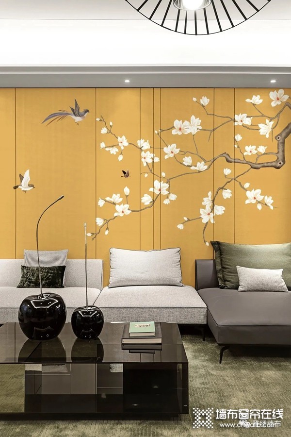 雅绣之家墙布窗帘2021春季新品:绘生活系列《印绘》