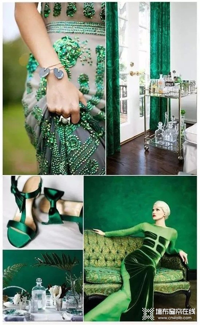大自然无缝墙布为你带来喜悦眼睛的Smaragdos——祖母绿色