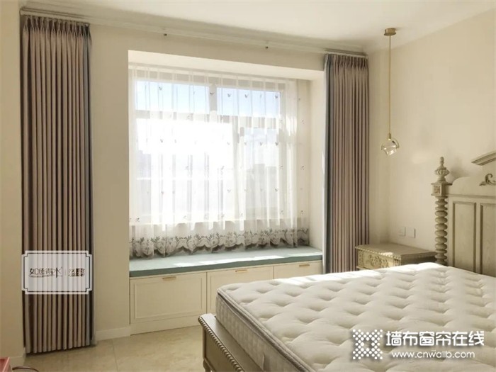 如鱼得水窗帘精品：飘窗窗帘3种不同安装方式，你最喜欢哪种？
