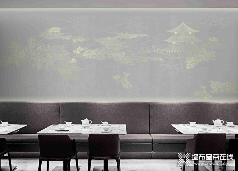 摩登野兽墙布 最美餐厅设计居然用的是这款墙布_8