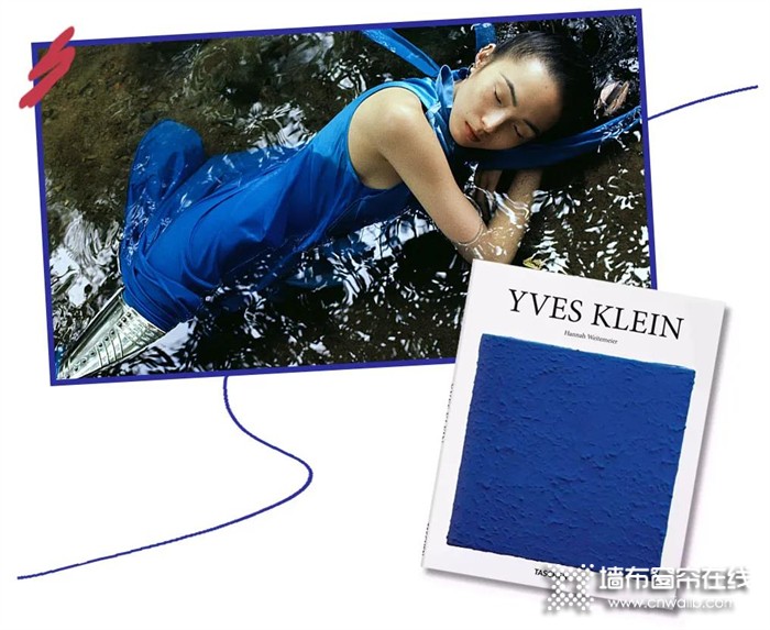 朵薇拉无缝墙布 | 新晋顶流克莱因蓝，给予你浪漫想象与自由！
