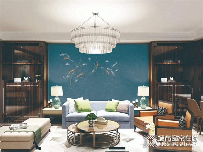 玉麒麟墙布新中式风格，让传统艺术在现代设计中绽放异彩