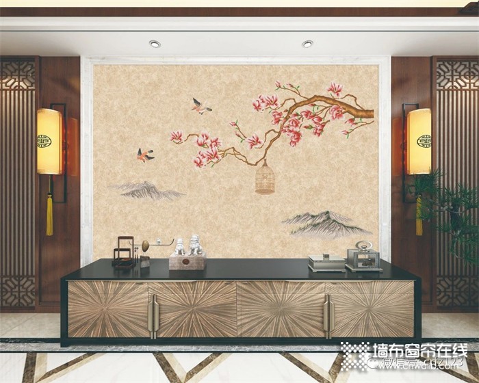 玉麒麟墙布新中式风格，让传统艺术在现代设计中绽放异彩