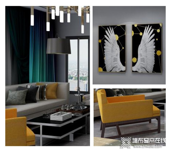 可罗雅墙布窗帘现代空间系列——自持颜值的软装，巧妙的混搭与组合搭配示范，太高级了！