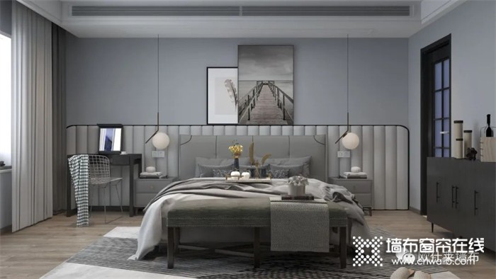 欧仕莱墙布——精密雕琢的卧室空间