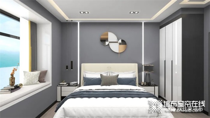 欧仕莱墙布现代简约风格空间打造！设计师最花心思的卧室