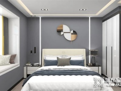 欧仕莱墙布现代简约风格空间打造！设计师最花心思的卧室