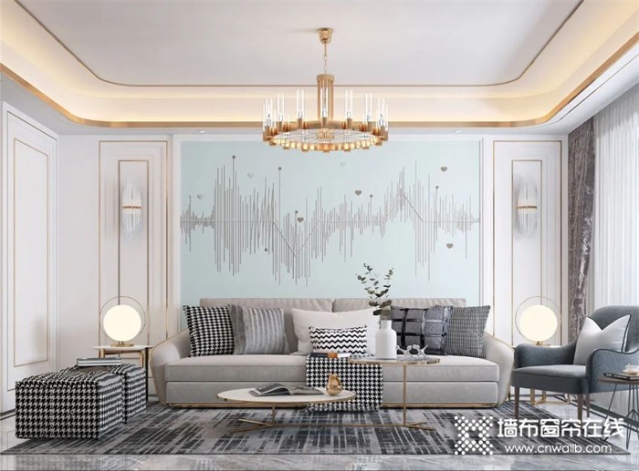 雅是墙布：极具艺术感的现代家居空间，让优雅更加优雅