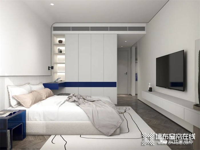 欧仕莱墙布精英卧室设计——极简风 | 妥妥的艺术空间