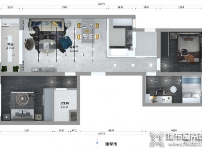 欧仕莱墙布实例分享——现代简约 | 杭州琅琴湾整装设计
