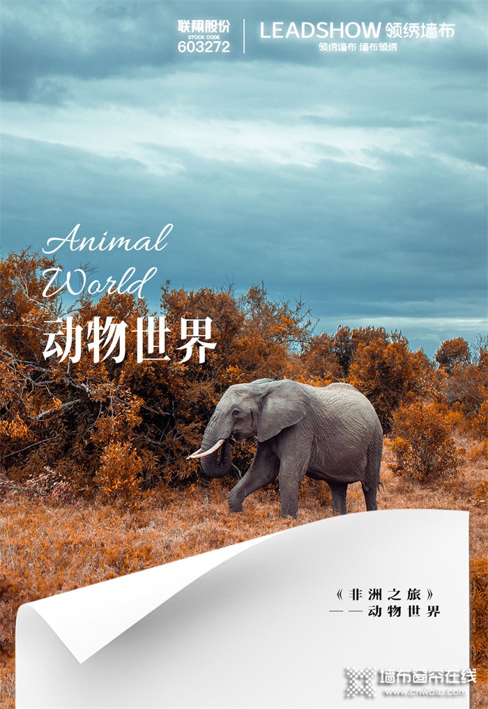 领绣新品《非洲之旅》-动物世界|敬畏自然，动物与植物的和谐统一